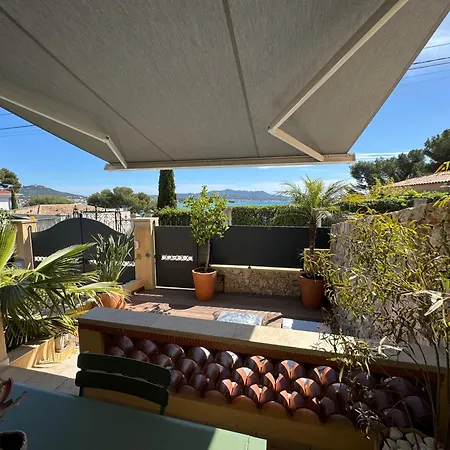 Confortable T2 Vue Mer Avec Terrasse Amenagee Et Parking Prive, Plage Et Port A Pied Sanary-sur-Mer Exterior photo